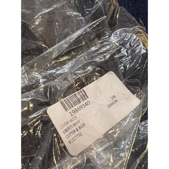 Cutter & Buck Henry Half Zip Sweatshirt Mens 2XB Blue Merino Wool Blend $170 NWT - Picture 8 of 9